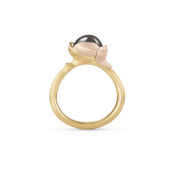 OLE LYNGGAARD COPENHAGEN Ring Lotus 1 Grey Moonstone