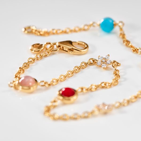 OLE LYNGGAARD COPENHAGEN Bracelet Shooting Stars Mixed Stones Re